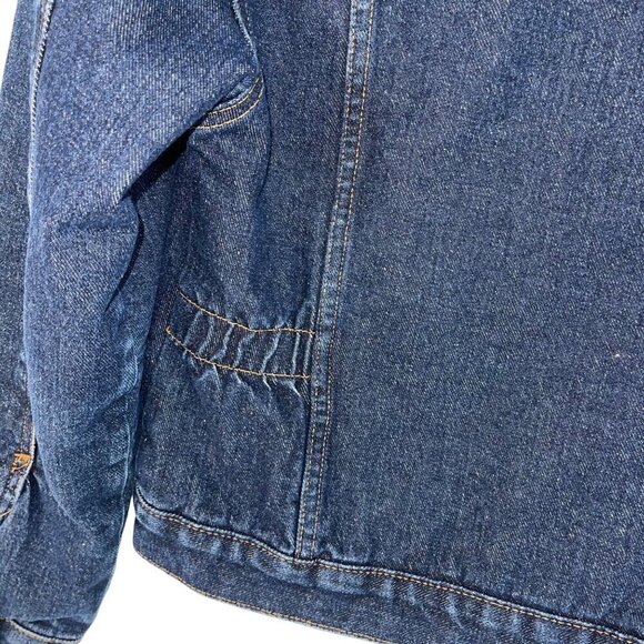 Natural North Montreal Vintage Womens Jacket Size S Blue Denim Quilted Lining - Picture 9 of 10
